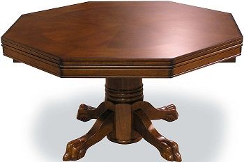 Fairview Game Rooms 54 Combination 3-in-1 GameDining Table in Chestnut Finish