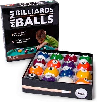 Felson Billiard Supplies Mini Pool Balls & Triangle Bundle