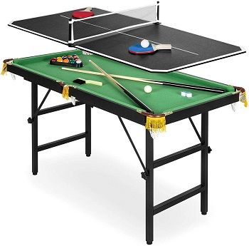 Mahathepneramit Folding Ping Pong Billiards Pool Table
