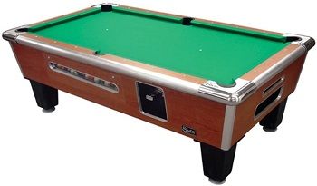 Shelti Bayside Coin Op Pool Table - Cherry - 101